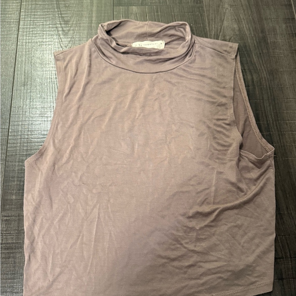 Together Sleeveless Lavender Tank Top
